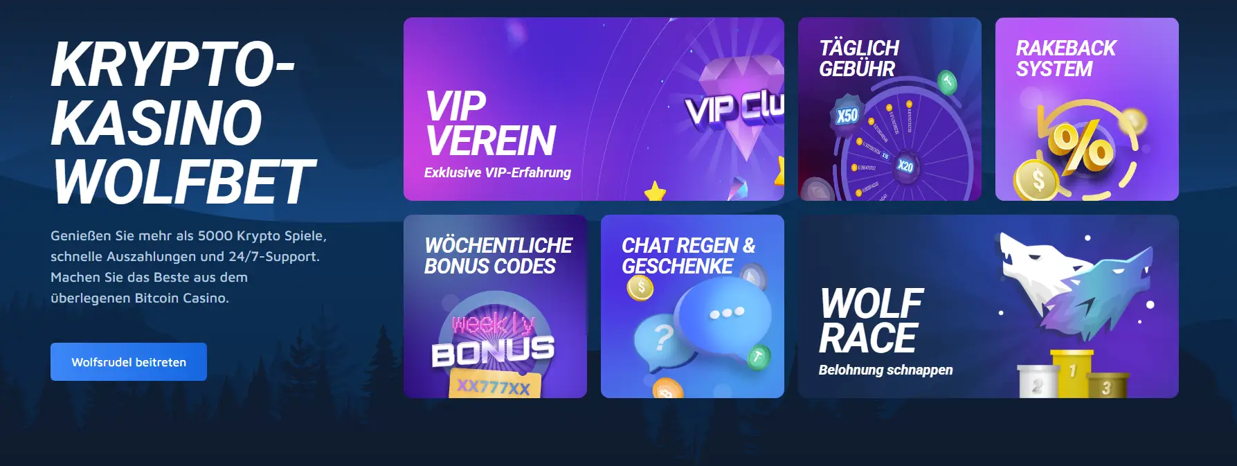 WolfBet Casino banner