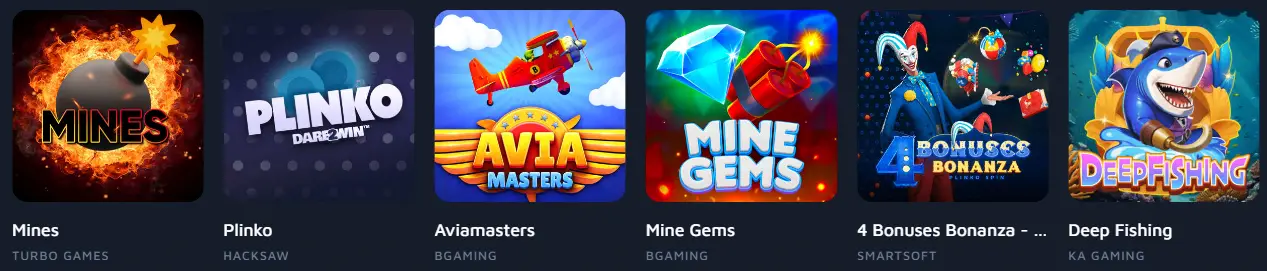 WolfBet Casino Originals Spiele